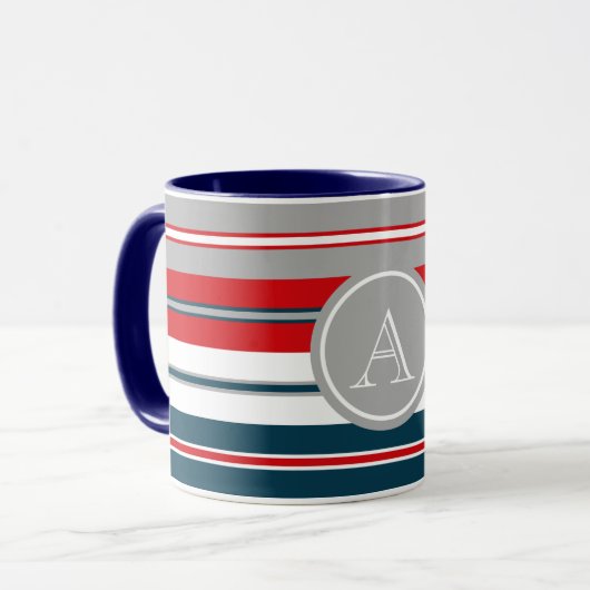 Monogrammdesign Tasse (Vorderseite Links)