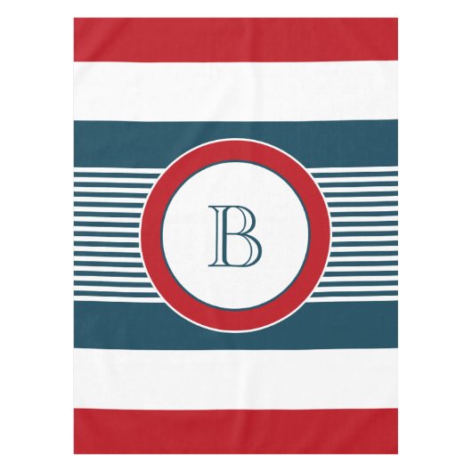 Monogrammdesign Tischdecke (Vorderseite)