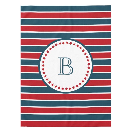 Monogrammdesign Tischdecke (Vorderseite)