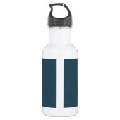 Monogrammdesign Trinkflasche (Rückseite)