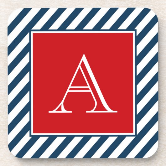 Monogrammdesign Untersetzer (Vorderseite)