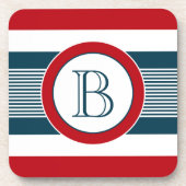 Monogrammdesign Untersetzer (Vorderseite)