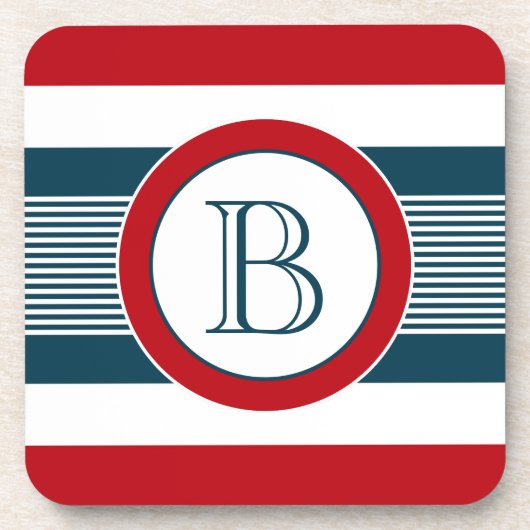 Monogrammdesign Untersetzer (Vorderseite)