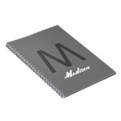 Monogramme Bridesmaid-Trauzeuge Hochzeitsgeschenk- Notizblock (Rechte Seite)