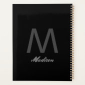 Monogramme Bridesmaid-Trauzeugen Hochzeitsgeschenk Planer (Rückseite)