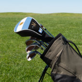 Monogrammed & Argentina Flag Golf Clubs Covers Headcover (In SItu)