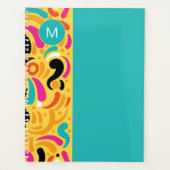 Monogrammed Boldy Colored Abstract Planer (Vorderseite)
