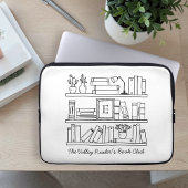 Monogrammed Book Club Personalized Gift  Laptopschutzhülle