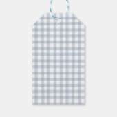 Monogrammed Crest Topiary Bunny Easter Geschenkanhänger (Rückseite)