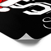 Monogrammed Family Christmas Matching Outfits _1 Poster (Ecke)