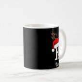 Monogrammed Family Christmas Matching Outfits _2 Kaffeetasse (VorderseiteRechts)