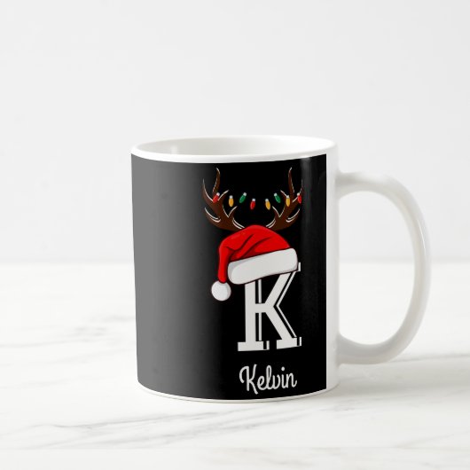 Monogrammed Family Christmas Matching Outfits _2 Kaffeetasse (Rechts)