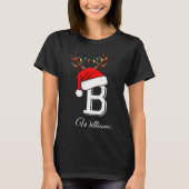 Monogrammed Family Christmas Matching Outfits _3  T-Shirt (Vorderseite)
