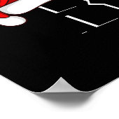 Monogrammed Family Christmas Matching Outfits  Poster (Ecke)