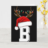 Monogrammed Family Christmas Matching Outfits T Sh Karte (Gelbe Blume)