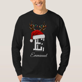 Monogrammed Family Christmas Matching Outfits T-Shirt