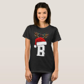 Monogrammed Family Christmas Matching Outfits T-Shirt (Vorne ganz)