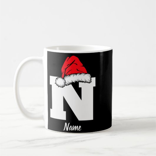 Monogrammed Family Christmas With Name  Kaffeetasse (Links)