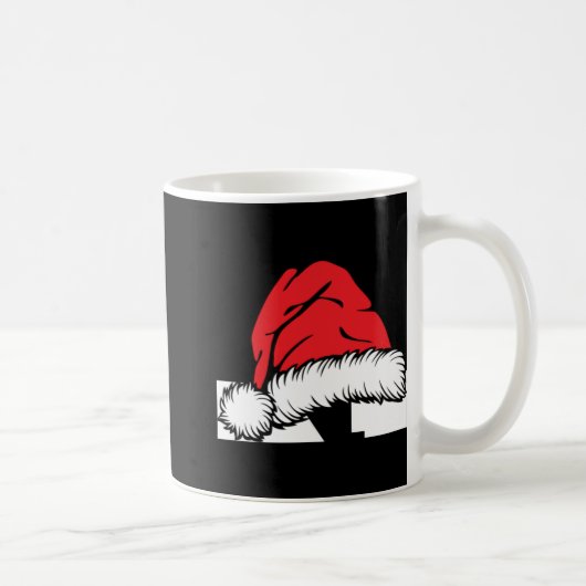 Monogrammed Family Christmas With Name T Shirt Kaffeetasse (Rechts)