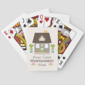 Monogrammed House Bicycle® Playing Cards Spielkarten (Rückseite)