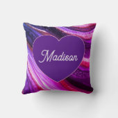 Monogrammed personalized pillow kissen (Rückseite)