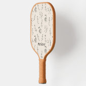 Monogrammed Reiki Symbols Pattern - Reiki Healing Pickleball Schläger (Links)