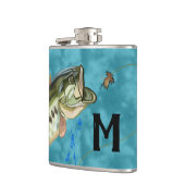 Monogrammfischen Flachmann (Links)