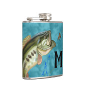 Monogrammfischen Flachmann (Rechts)