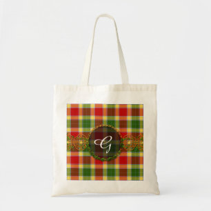 MonogrammGibsonTartan Tragetasche