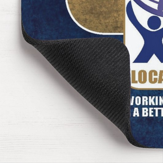 Monogrammhintergrund des Einheimischen 17-18 Mousepad (Ecke)