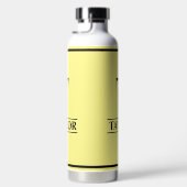 Monogrammiert Gelb Trinkflasche (Rechts)