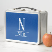 Monogrammiert metall brotdose (Beispiel)