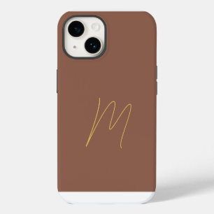 Monogrammiert moderne einfache Anfangsbuchstaben b iPhone 14 Hülle