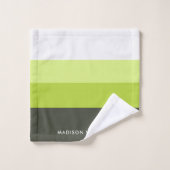 monogrammiert,Name, Badhandtuch Set (Waschlappen)