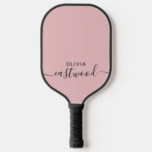 Monogrammiert Rosa  Pickleball Schläger