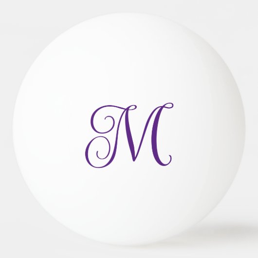 Monogrammiert tischtennisball (Vorderseite)