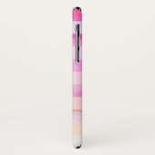 Monogrammierte Abstrakte Gelbstreifen in Wasserfar Case-Mate iPhone Hülle (Hinten/Links)