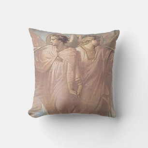 Monogrammierte AngelsThrow-Kissen Kissen