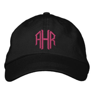 Monogrammierte bestickte Mütze Baseballkappe
