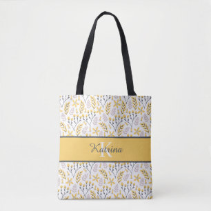 Monogrammierte Blumen-Tasche Tasche