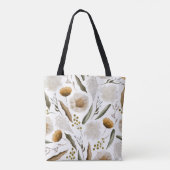 Monogrammierte Blumen-Tasche Tasche (Rückseite)