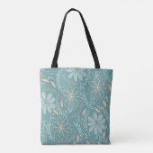 Monogrammierte Blumen-Tasche Tasche (Rückseite)