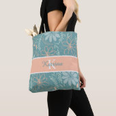 Monogrammierte Blumen-Tasche Tasche (Von Nahem)