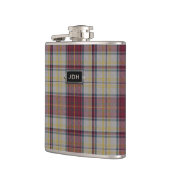 Monogrammierte Clan Harmon Dress Tartan Kariert Fl Flachmann (Links)