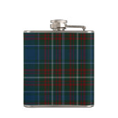 Monogrammierte Clan MacConnell Tartan Karierte Gol Flachmann (Rückseite)