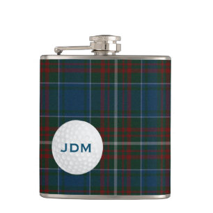 Monogrammierte Clan MacConnell Tartan Karo Golf-Fl Flachmann