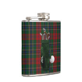 Monogrammierte Clan MacLean Tartan Karierte Golfla Flachmann (Rechts)