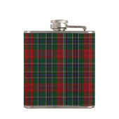 Monogrammierte Clan MacLean Tartan Karierte Golfla Flachmann (Rückseite)