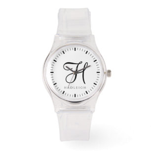Monogrammierte Damen-Uhr Armbanduhr