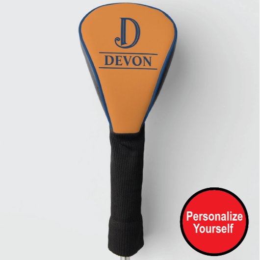 Monogrammierte Golfkopfabdeckung Golf Headcover